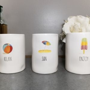 Rae Dunn Summer Candle set of 3